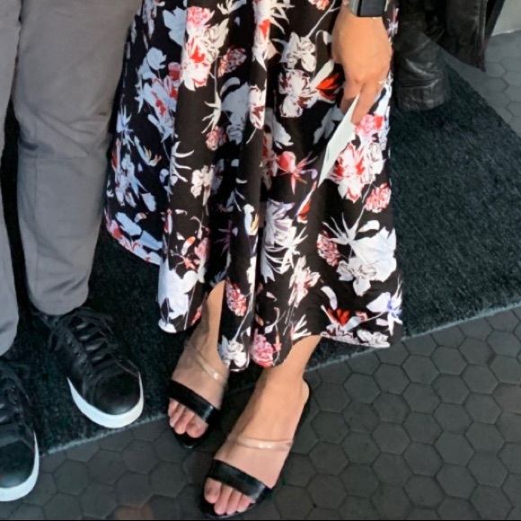 Zara Animal Embossed Wedges with Vinyl - Picture 6 of 6